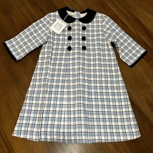 Bella Bliss LT Blue Plaid Dress